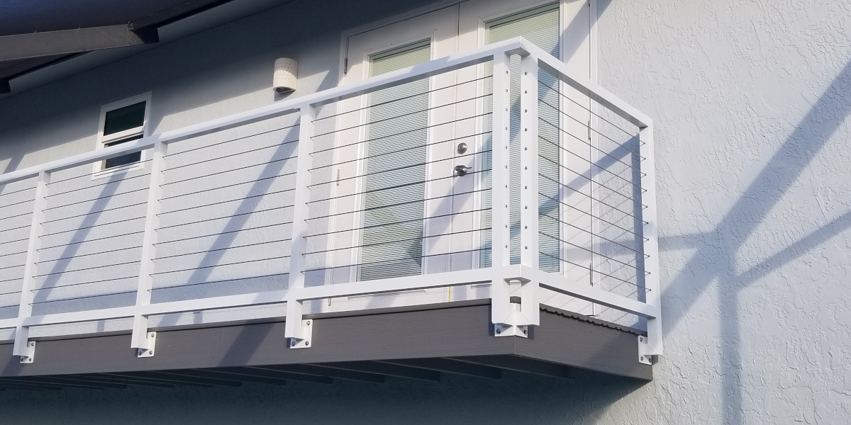 Steel Gable Rails Stainless Steel Cable Rails – Benchmark Metals, Inc.